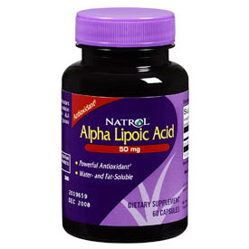 Alpha Lipoic Acid 50mg, 60 Capsules, Natrol