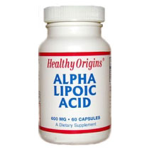 Alpha Lipoic Acid 600 mg, 60 Capsules, Healthy Origins