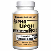 Alpha Lipoic Acid, ALA With Biotin, 60 Easy Solv tabs, Jarrow Formulas