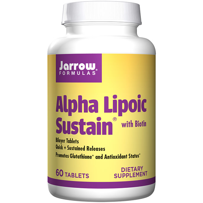 Alpha Lipoic Acid Sustain 300 mg, 60 Sustained Release tabs, Jarrow Formulas