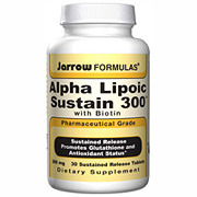 Alpha Lipoic Acid Sustain 300 mg, 30 Sustained Release tabs, Jarrow Formulas