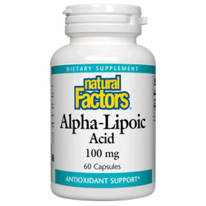 Alpha-Lipoic Acid 100 mg, 120 Capsules, Natural Factors