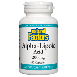 Alpha-Lipoic Acid 200 mg, 60 Capsules, Natural Factors