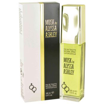 Alyssa Ashley Musk Perfume for Women, Eau De Toilette Spray, 3.4 oz, Houbigant
