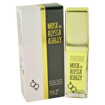 Alyssa Ashley Musk Perfume for Women, Eau De Toilette Spray, 1.7 oz, Houbigant