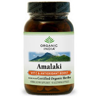 Organic India Amalaki, Vitamin C & Antioxidant Boost, 90 Vegetarian Capsules, Organic India