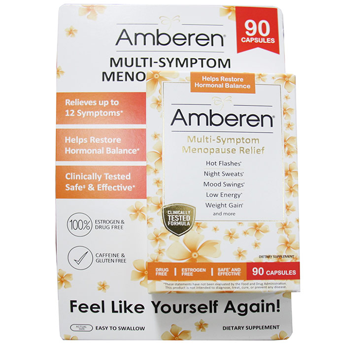 Amberen Multi-Symptom Menopause Relief, 90 Capsules