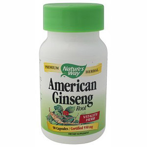 American Ginseng 550mg 50 caps from Natures Way