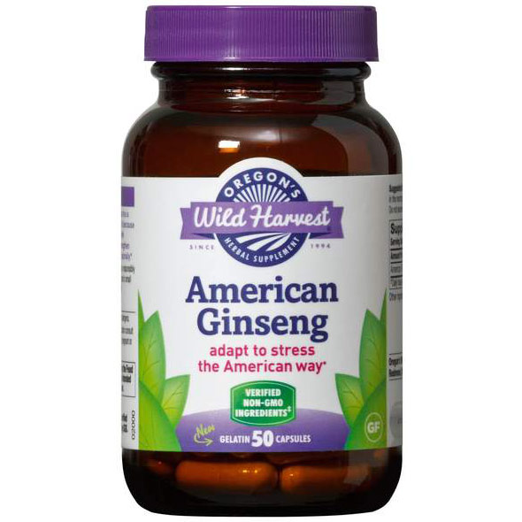 American Ginseng, 50 Capsules, Oregons Wild Harvest