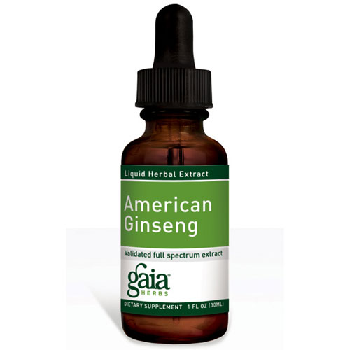 American Ginseng Root Liquid Extract, 4 oz, Gaia Herbs