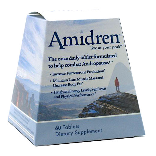 MHP Amidren Andro-T, For Men Over 40, 60 Tablets