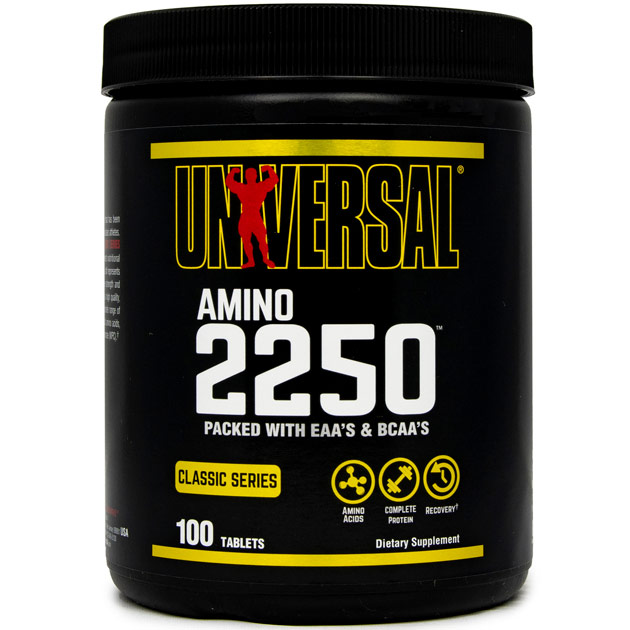 Amino 2250, Maximum Potency, 100 Tablets, Universal Nutrition