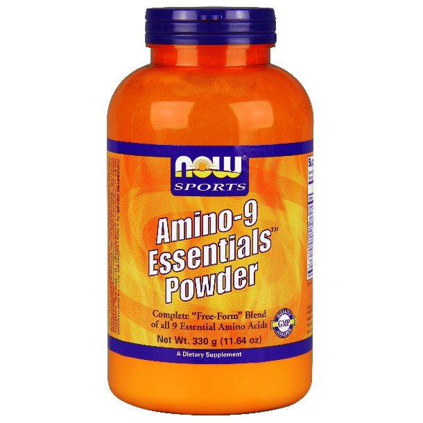 Amino-9 Essentials Powder, All 9 Essential Amino Acids, 330 g, NOW Foods