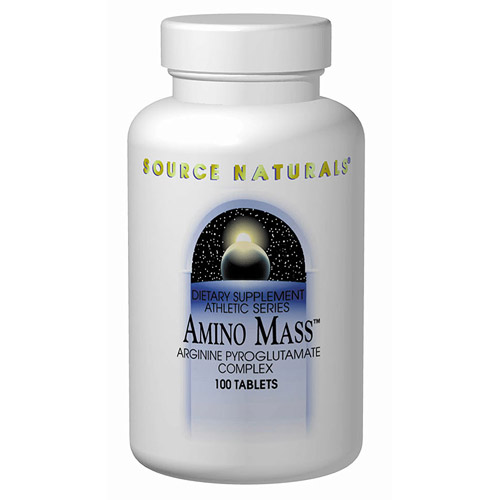 Amino Mass Arginine Pyroglutamate Complex 50 tabs from Source Naturals