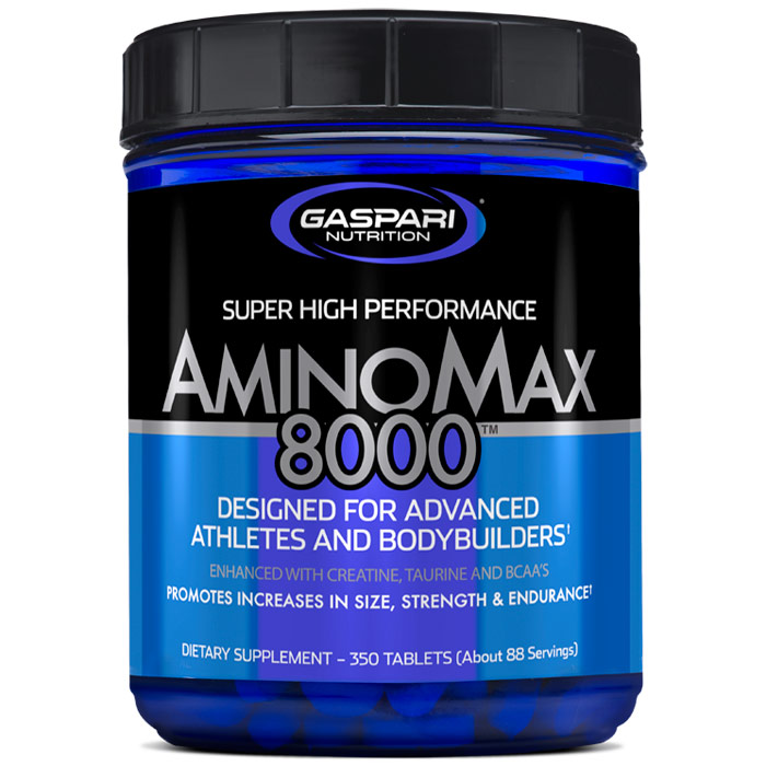 Amino Max 8000, 350 Tablets, Gaspari Nutrition