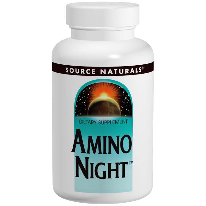 Amino Night, Potent Nighttime Formula, 120 Capsules, Source Naturals