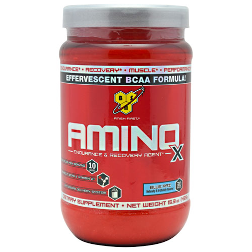 BSN Amino X Powder, Effervescent Amino Acids & BCAA, 30 Servings