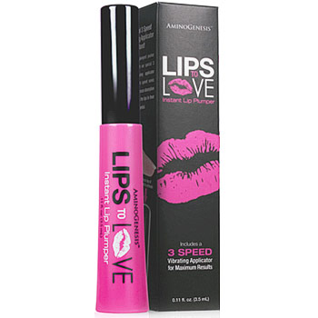 AminoGenesis Lips To Love Instant Lip Plumper, 0.11 oz