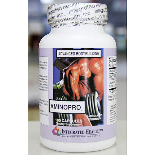 Integrated Health, Inc. AminoPro Amino Acid Formula, Advanced Bodybuilding, 100 Capsules, Integrated Health, Inc.