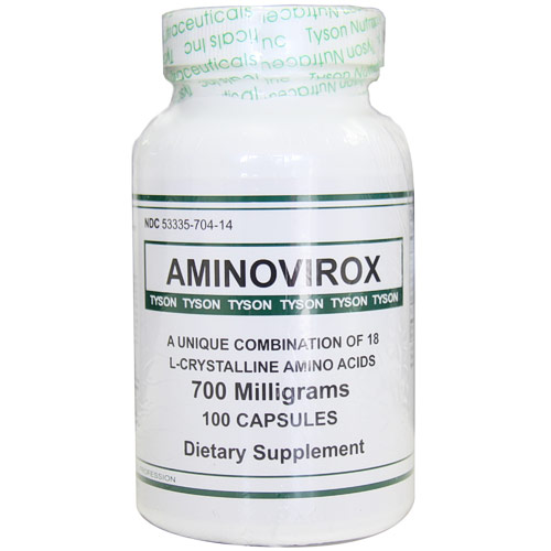 Tyson Nutraceuticals Aminovirox 700 mg, 100 Capsules, Tyson Nutraceuticals