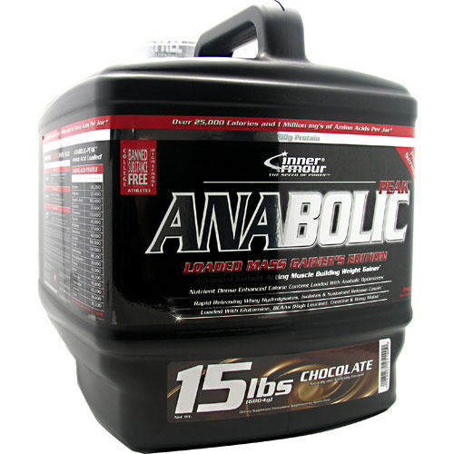 Inner Armour Anabolic Peak Powder, Loaded Mass Gainer, 15 lb, Inner Armour