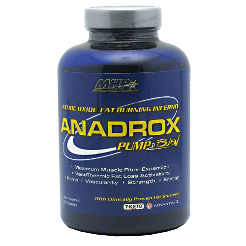 MHP Anadrox Pump & Burn, 224 Capsules, Maximum Human Performance