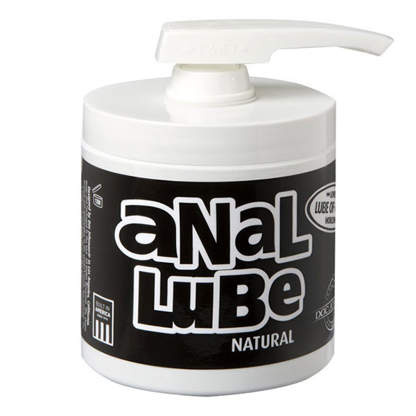 Anal Lube, Natural Lubricant, 4.5 oz, Doc Johnson