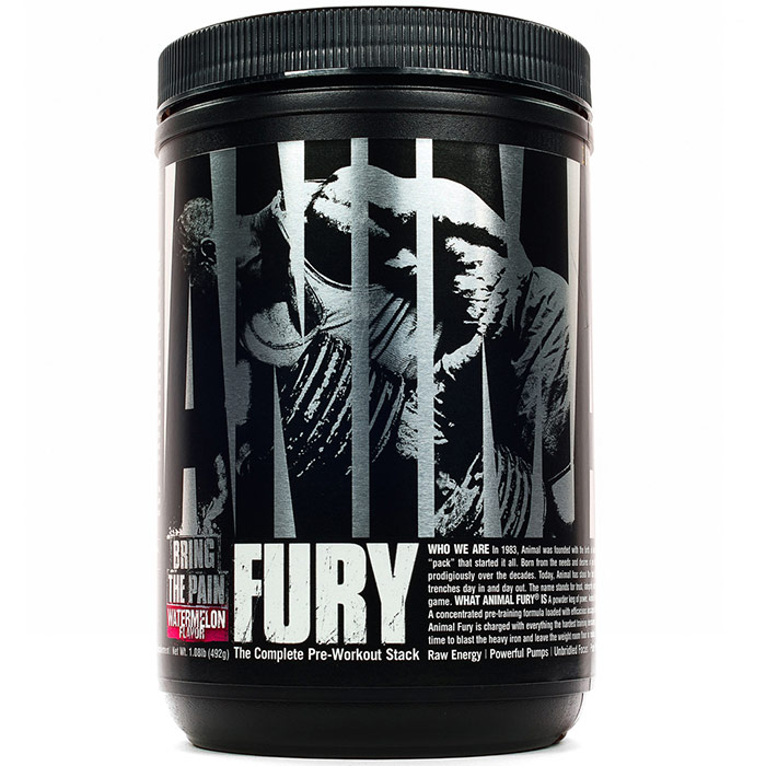 Animal Fury, The Complete Pre-Workout Stack, 20 Servings, Universal Nutrition