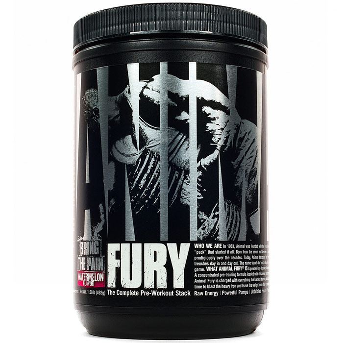 Animal Fury, The Complete Pre-Workout Stack, 30 Servings, Universal Nutrition