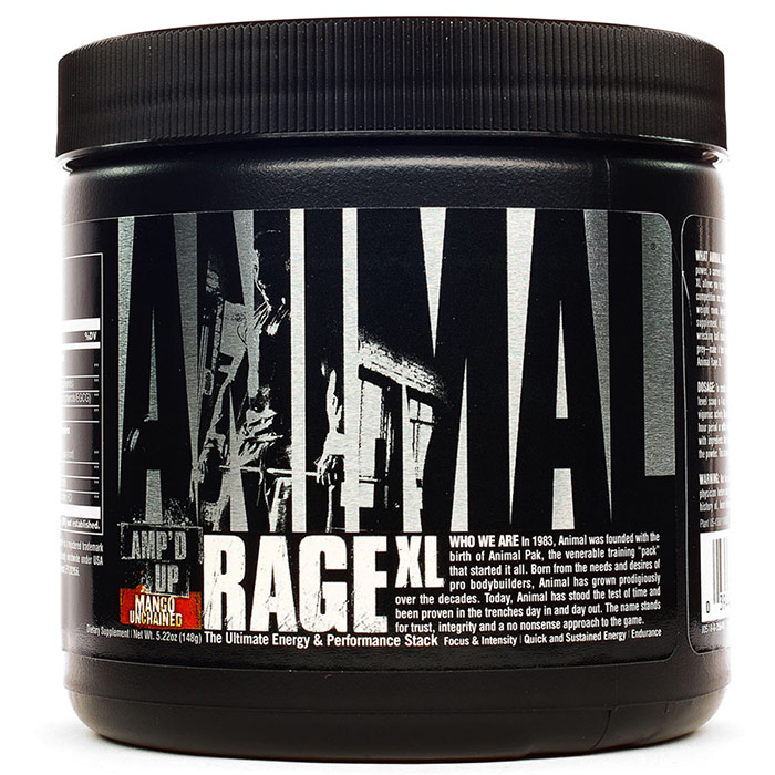 Animal Rage XL, Energy & Performance Stack, 30 Servings, Universal Nutrition