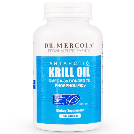 Antarctic Krill Oil, Value Size, 180 Capsules, Dr. Mercola