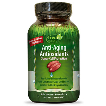Anti-Aging Antioxidants, 60 Liquid Softgels, Irwin Naturals