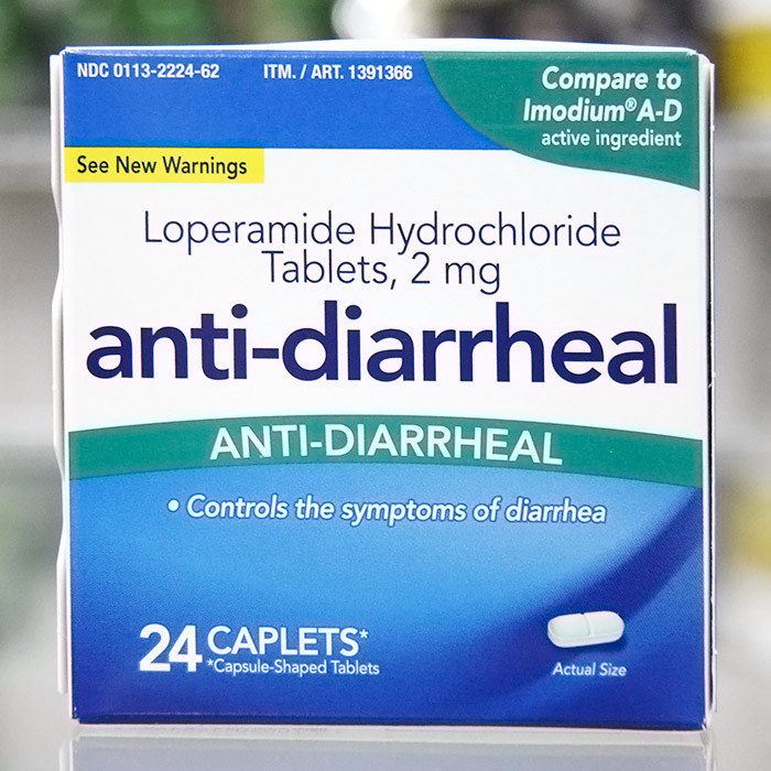 Anti-Diarrheal, Controls the Symptoms of Diarrhea, 36 Caplets (Limit 1 Unit Per Order)