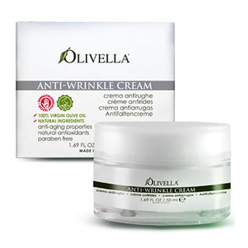 Anti-Wrinkle Cream, Olive Oil Anti-Aging Skin Care, 1.69 oz, Olivella