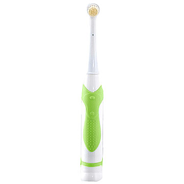 Antibacterial Powered Toothbrush, Green, 5 Brushes, Mouth Watchers