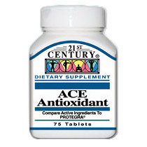 Antioxidant ACE 75 Tablets, 21st Century Health Care