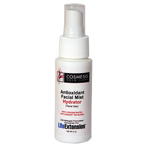 Life Extension Cosmesis Antioxidant Facial Mist, 2 oz Travel Size, Life Extension