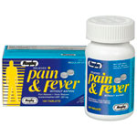 APAP 325 mg Pain & Fever, 100 Tablets, Watson Rugby