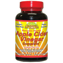 Apple Cider Vinegar Complete with Apple Pectin, 90 Vegetarian Capsules, Dynamic Health Labs