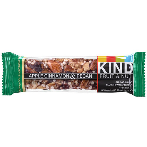 Apple Cinnamon & Pecan Bar, 1.4 oz x 12 Bars, KIND Fruit & Nut Bars