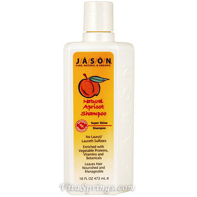 Jason Natural Apricot Keratin Shampoo 16 oz, Jason Natural
