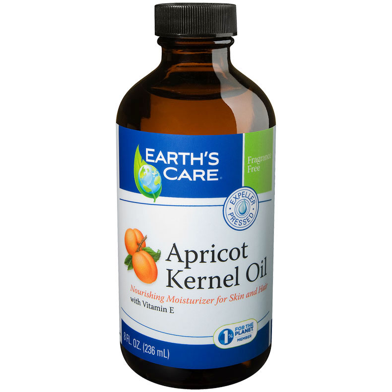 Apricot Kernel Oil, For Skin & Hair, 8 oz, Earths Care