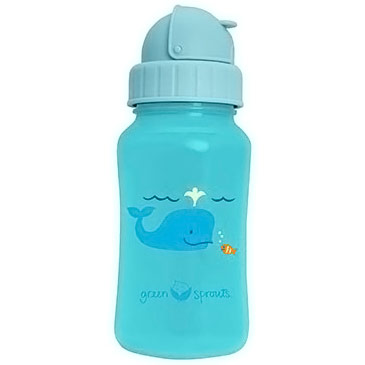 Baby Feeding Aqua Bottle, Aqua, 10 oz, Green Sprouts