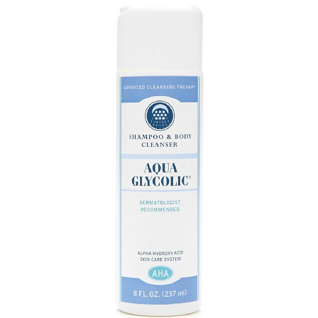 Aqua Glycolic Aqua Glycolic Shampoo & Body Cleanser, 8 oz, Alpha Hydroxy Acid (AHA) Skin Care