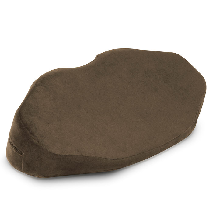 Arche Wedge Sensual Positioning Pillow - Microvelvet Espresso, Liberator Bedroom Adventure Gear