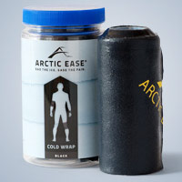 Arctic Ease Arctic Ease Cold Therapy Wrap, Reuseable Cryotherapy Wrap, 4 x 60 Inch, Black