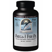 Source Naturals ArcticPure Lemon-Flavored Omega-3 Fish Oil 30 softgels from Source Naturals