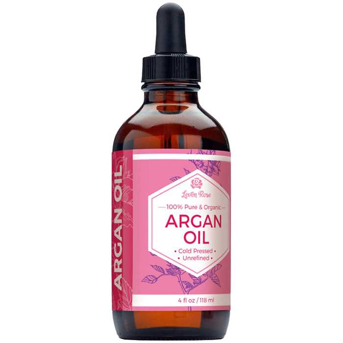 Argan Oil, Pure & Organic, 4 oz, Leven Rose