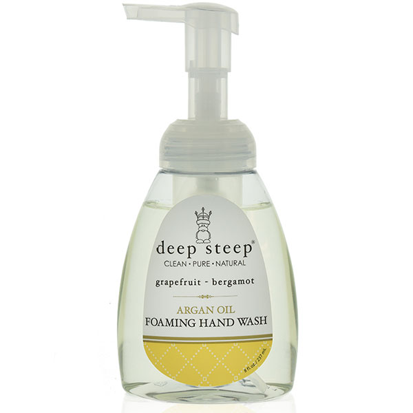 Argan Oil Foaming Hand Wash - Grapefruit Bergamot, 8 oz, Deep Steep