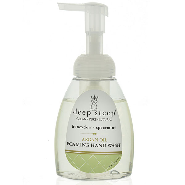 Argan Oil Foaming Hand Wash - Honeydew Spearmint, 8 oz, Deep Steep